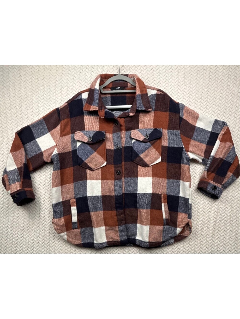 Member's Mark XXL Shacket Plaid Button-Up Jacket